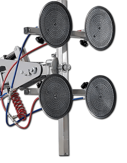 location chariot à ventouse, Idéal pour la pose de vitrages dans des environnements restreints